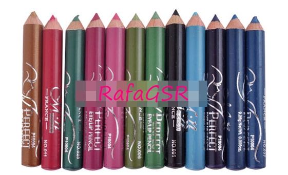 12 lápis sombras para olhos